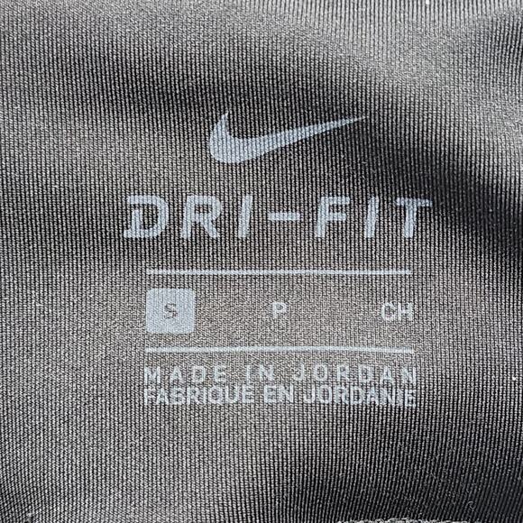 Nike Leggings Womens S Black Mesh Panels Mid-Rise Fast Running Workout Pockets - Picture 6 of 14